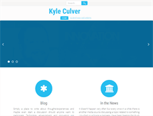 Tablet Screenshot of kyleculver.com